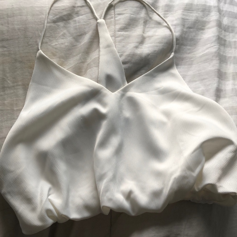 razor back top stretchy bottom and thin strings